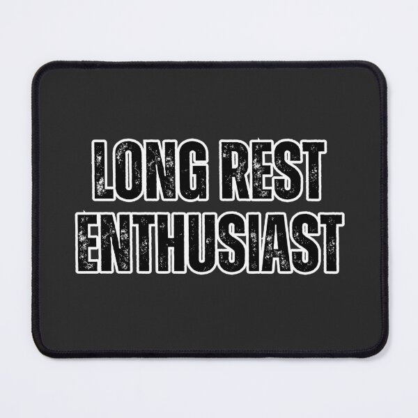 Item preview, Long Rest Enthusiast - Funny DnD Gamer Quote for Dungeon Masters & Tabletop RPG Fans designed and sold by TenkaTees.