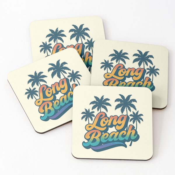 Item preview, Retro Rainbow Long Beach CA – Summer Vibes with California Bear Spirit | LBC Beach Design designed and sold by Globalcitytees.