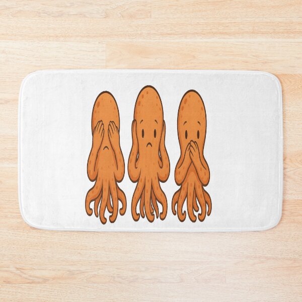 Item preview, Three wise octopus see  hear  speak no evil designed and sold by JamesDunican.