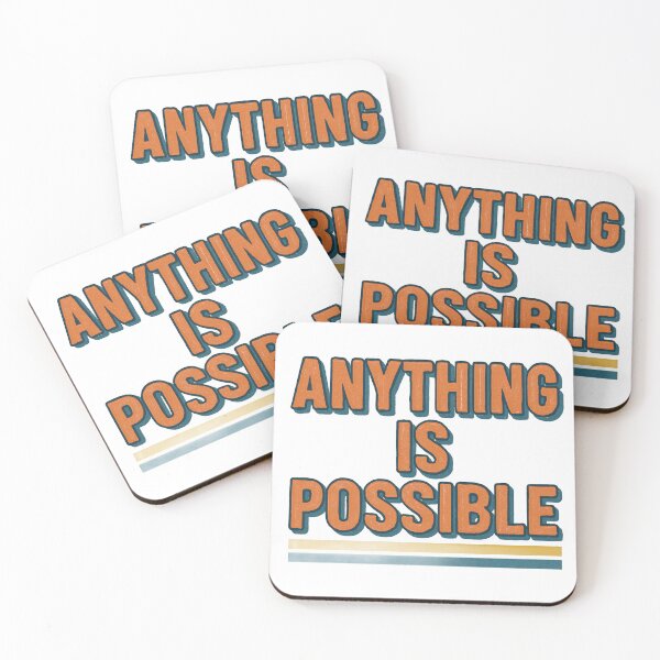 Item preview, Anything Is Possible – Motivational Retro Typography Design designed and sold by ToonyTeez.