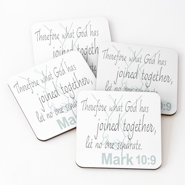 Item preview, Mark 10:9 Bible Verse designed and sold by Candice Davis.