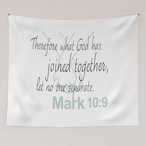 Item preview, Mark 10:9 Bible Verse designed and sold by Candice Davis.
