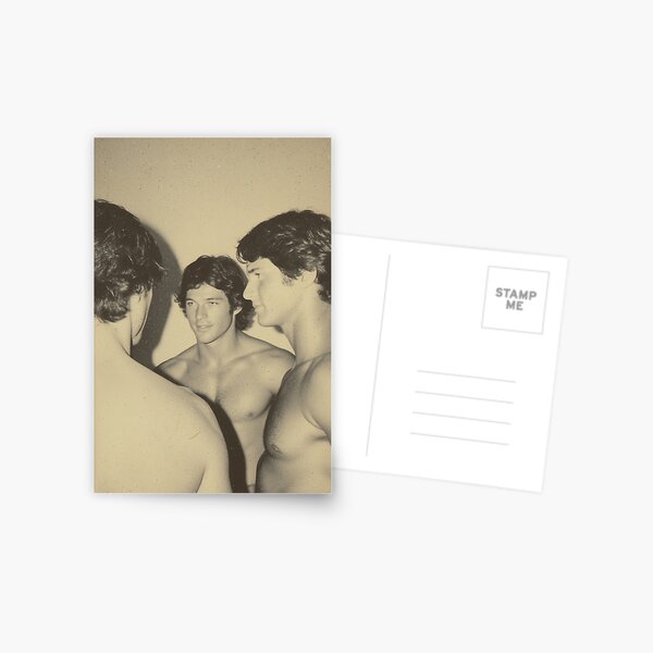 Item preview, Shirtless Vintage 70s Men Monochromatic designed and sold by Atlas Kai.