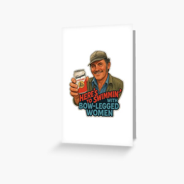 Item preview, Aufs Schwimmen – Quint-Zitat aus dem Film „Der weiße Hai“ designed and sold by AltRealityMedia.
