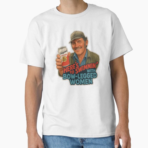 Item preview, Here’s to Swimmin’ – Quint Jaws Movie Quote designed and sold by AltRealityMedia.