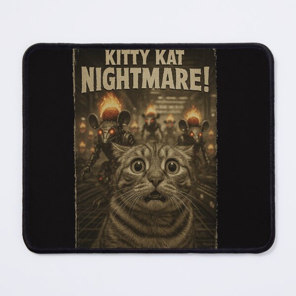Item preview, Kitty Kat Nightmare Selfie Horror Cat designed and sold by CoolCrazyQuirky.