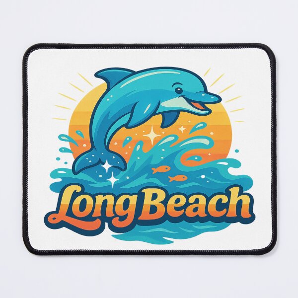 Item preview, Dolphin Days Forever – Long Beach CA Summer Vibes with California Pride designed and sold by Globalcitytees.