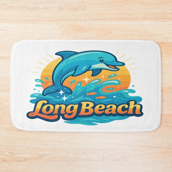 Item preview, Dolphin Days Forever – Long Beach CA Summer Vibes with California Pride designed and sold by Globalcitytees.