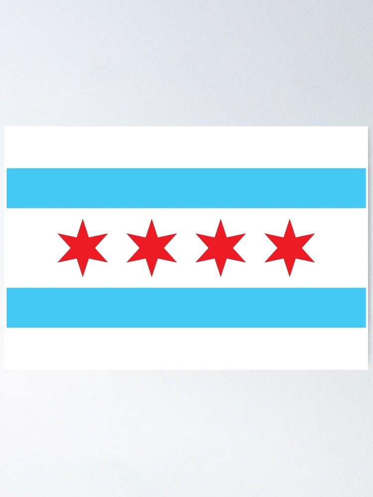 Chicago Flag Essential T-Shirt for Sale by dopaminebrand