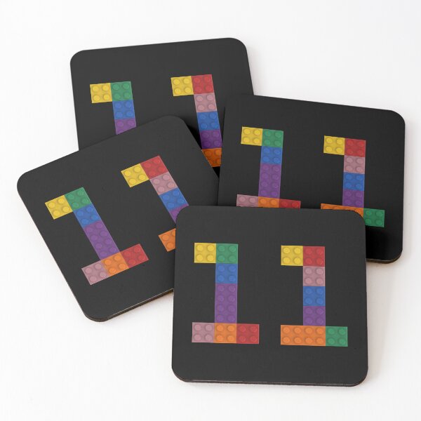 Item preview, 11 numbering made of bricks designed and sold by Brickification.