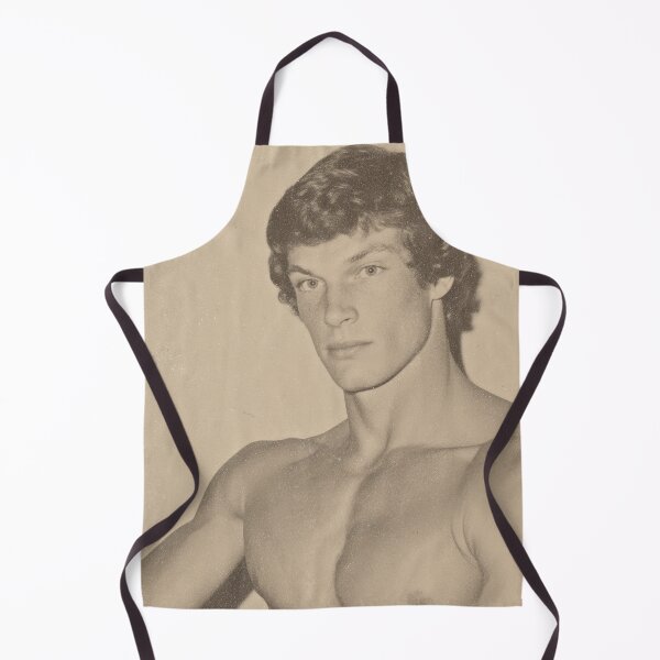 Item preview, 70s Heartthrob Vintage Muscular Male Portrait designed and sold by Atlas Kai.