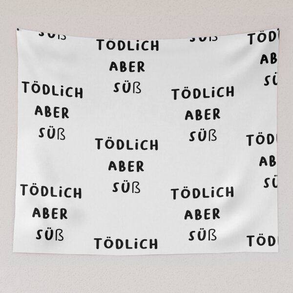Item preview, Tödlich aber süß - German Edgy Cute Contrast Design designed and sold by RM-Journey.