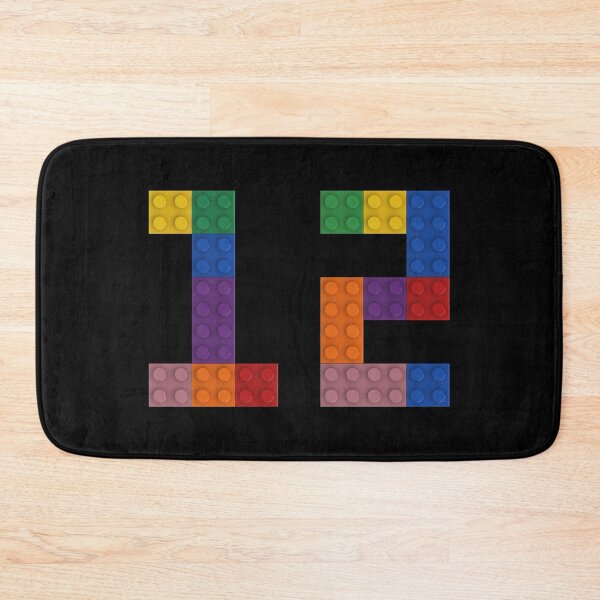 Item preview, 12 numbering made of bricks designed and sold by Brickification.
