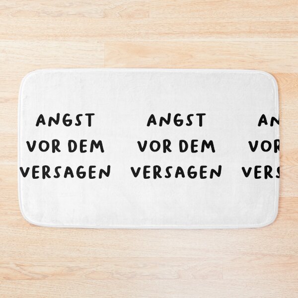 Item preview, "ANGST VOR DEM VERSAGEN - German Anxiety Awareness Design" designed and sold by RM-Journey.