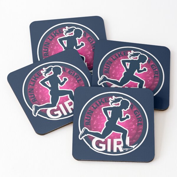 Item preview, "Run Like a Girl – Tri Like a Champion" designed and sold by Triathlongram.