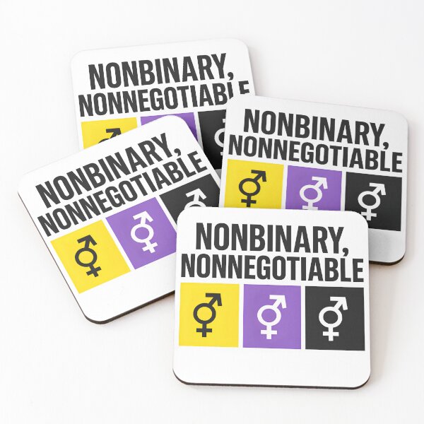 Item preview, Nonbinary, Nonnegotiable designed and sold by Uglyandcute.