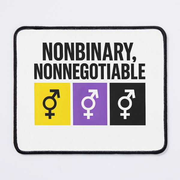 Item preview, Nonbinary, Nonnegotiable designed and sold by Uglyandcute.