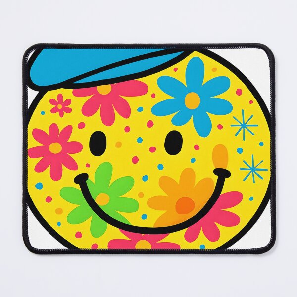 Item preview, Flower Power Happy Face designed and sold by dreamvisionsKG.