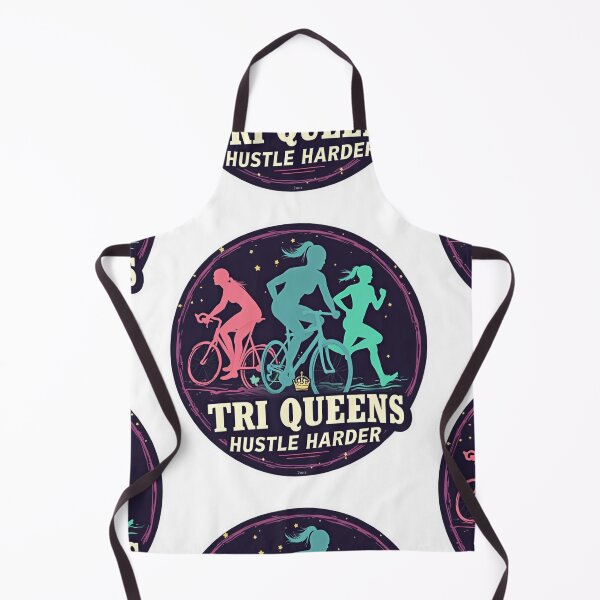 Item preview, “Tri Queens – Hustle Harder” designed and sold by Triathlongram.