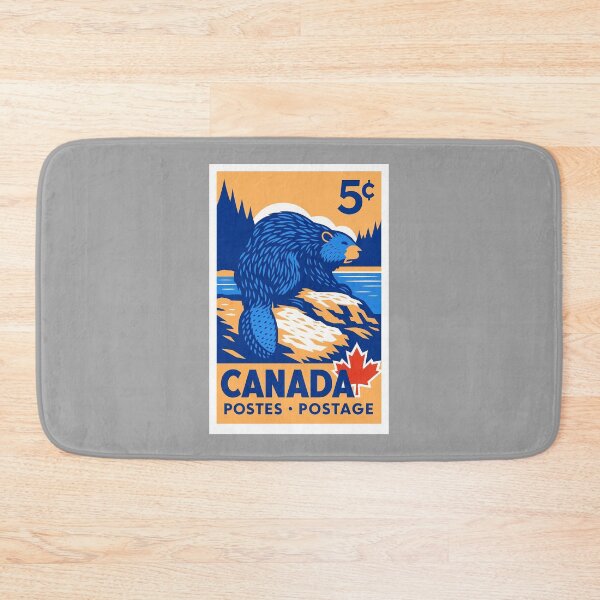 Item preview, Canada Beaver Stamp Poster designed and sold by retrographics.