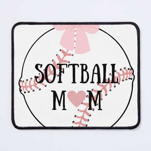 Item preview, Pink Softball with Bow – "Softball Mom" Design Pink Cute designed and sold by PJZShop.
