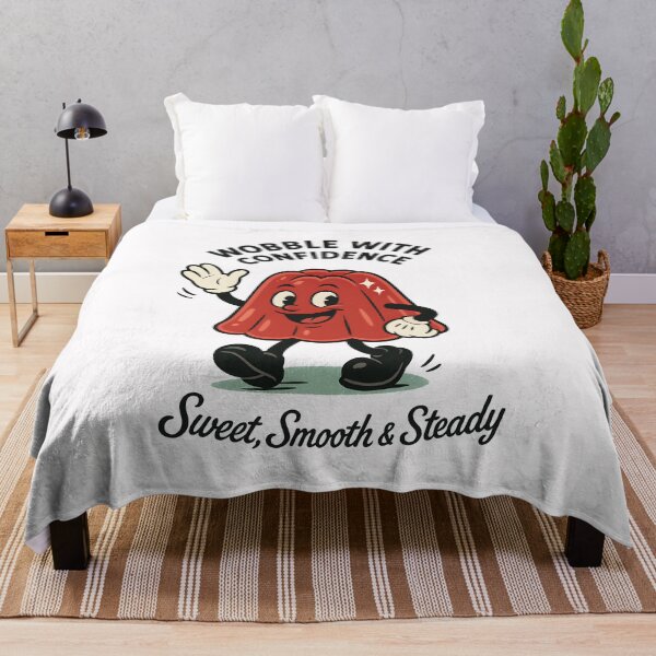 Item preview, Wobble with Confidence – Funny Jelly Cartoon Retro designed and sold by HoopeStylee.