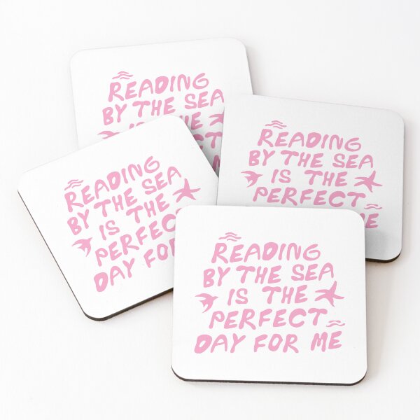 Item preview, Reading By The Sea Bookish Typography designed and sold by StudioAlli.