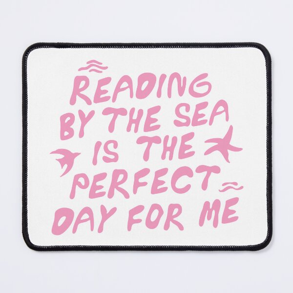 Item preview, Reading By The Sea Bookish Typography designed and sold by StudioAlli.