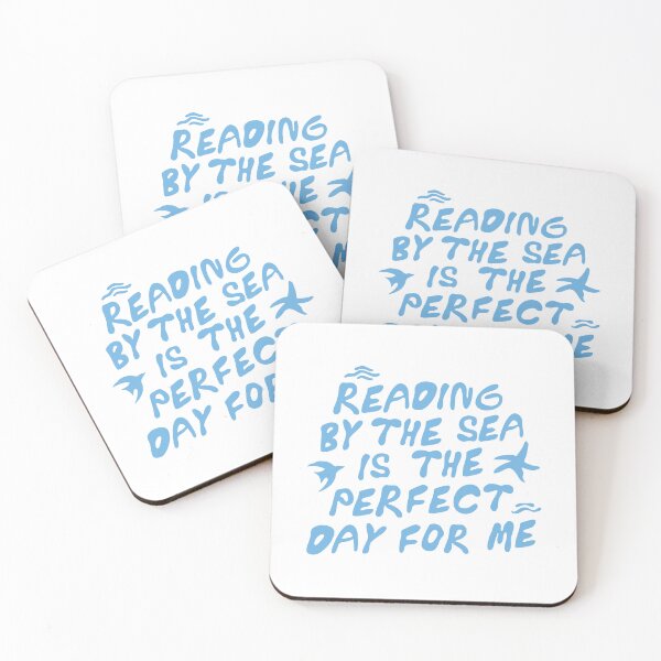 Item preview, Reading By The Sea Bookish Typography designed and sold by StudioAlli.