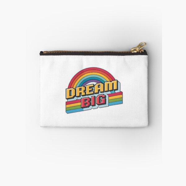 Item preview, Rainbow Dream Big text Motivational Sticker  designed and sold by elkuni.