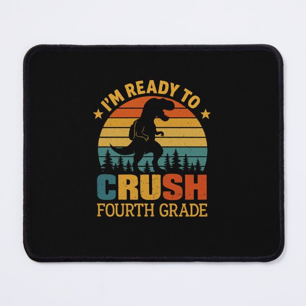 Item preview, Ready to Crush Fourth Grade – Back to School T-Rex Vintage Design designed and sold by haitrieuic96.