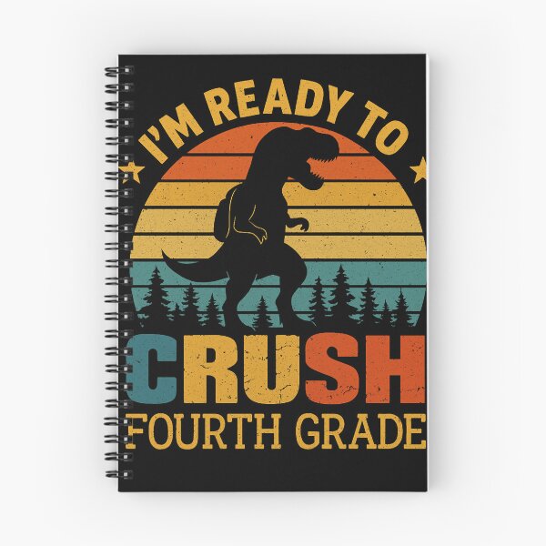 Item preview, Ready to Crush Fourth Grade – Back to School T-Rex Vintage Design designed and sold by haitrieuic96.