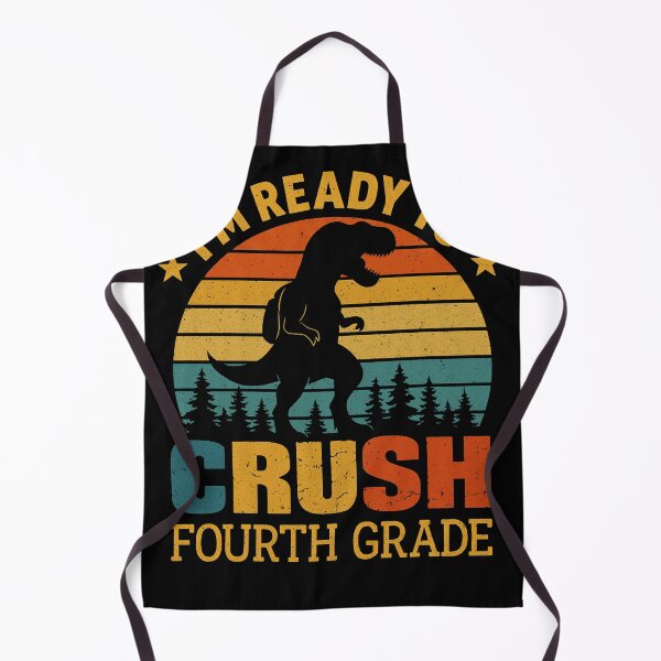 Item preview, Ready to Crush Fourth Grade – Back to School T-Rex Vintage Design designed and sold by haitrieuic96.