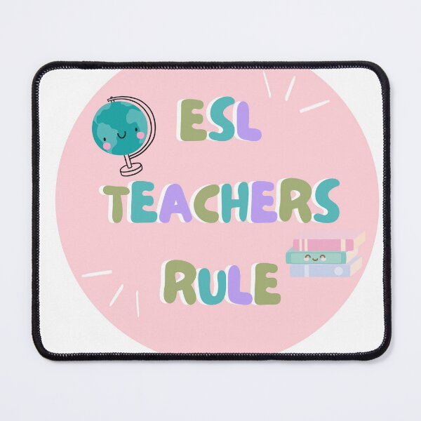 Item preview, ESL Teachers Rule English as a Second Language Teacher Gift Sticker Graphic designed and sold by PJZShop.