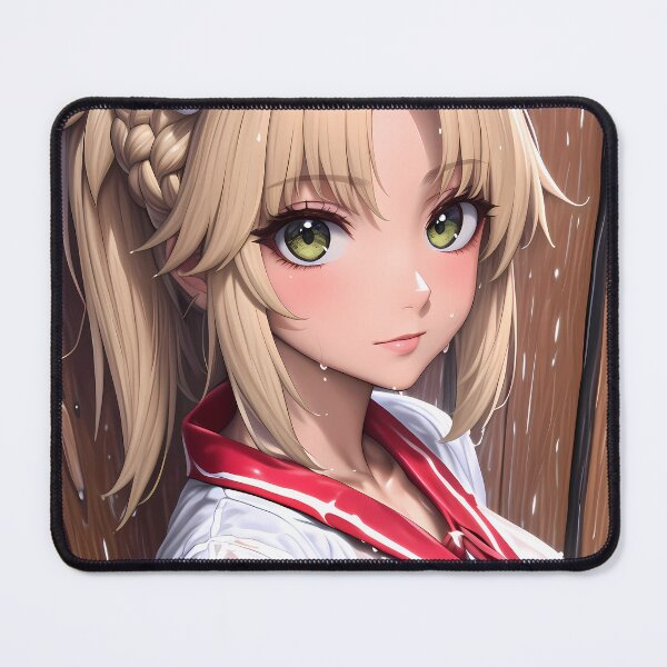 Item preview, Mordred Red Saber Sauna Power Fate Grand Order Game Girl designed and sold by mildaclairmo.