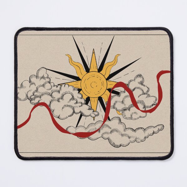 Item preview, Red String Through A Cloud Filled Sun Set. designed and sold by Chidera’s Studio Art.