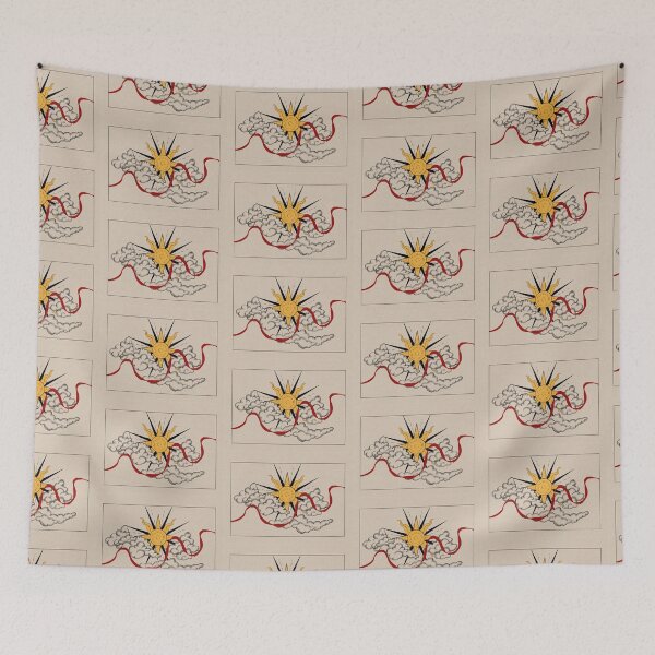 Item preview, Red String Through A Cloud Filled Sun Set. designed and sold by Chidera’s Studio Art.