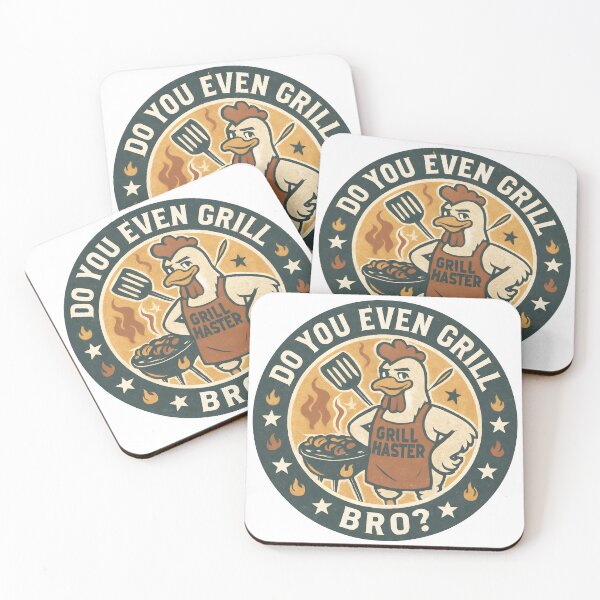 Item preview, Do You Even Grill Bro Vintage Chicken BBQ designed and sold by Junkie-Worx.