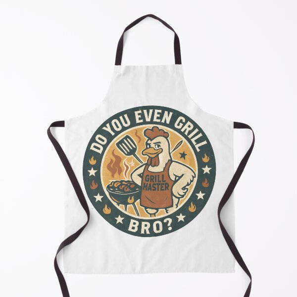 Item preview, Do You Even Grill Bro Vintage Chicken BBQ designed and sold by Junkie-Worx.
