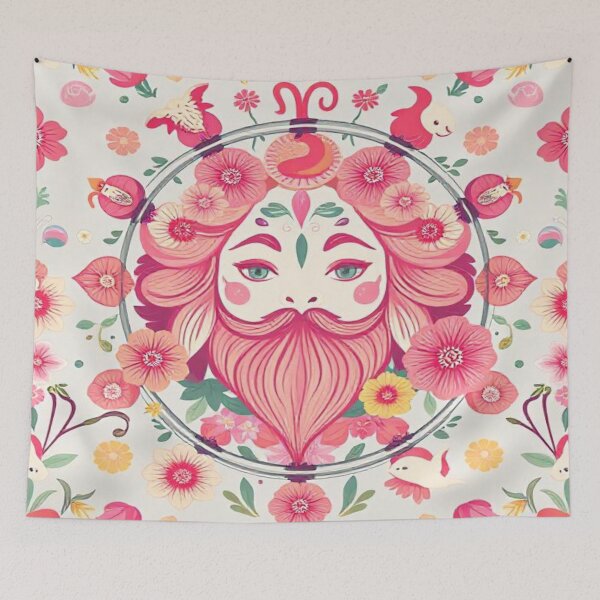 Item preview, Aries in Bloom designed and sold by ZodiacCup.