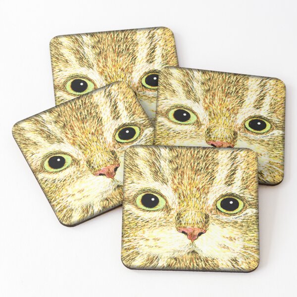 Item preview, Curiosity Cat designed and sold by artmuvz.