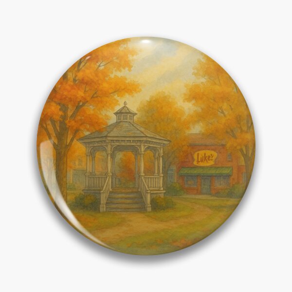 Item preview, Stars Hollow - Gilmore Girls Watercolor designed and sold by coastalquillco.