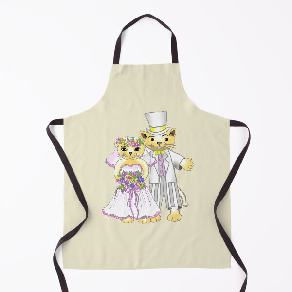 Item preview, Cat Bride and Groom  designed and sold by artmuvz.