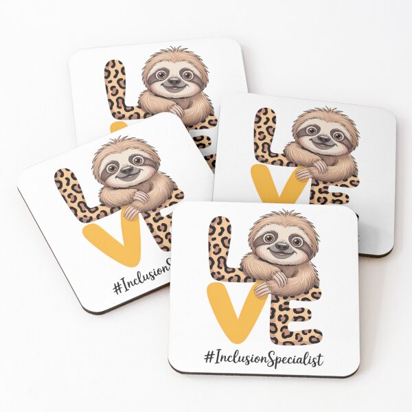 Item preview, Love Sloth Inclusion Specialist Teacher Back To School Squad designed and sold by brynatshop.