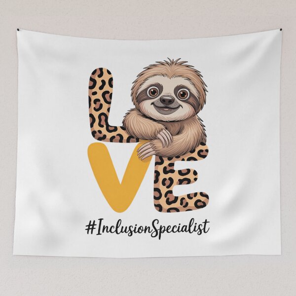 Item preview, Love Sloth Inclusion Specialist Teacher Back To School Squad designed and sold by brynatshop.