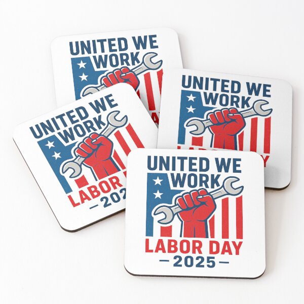 Item preview, United We Work Labor Day 2025 Patriotic American Workers Union Power designed and sold by tigger shop.