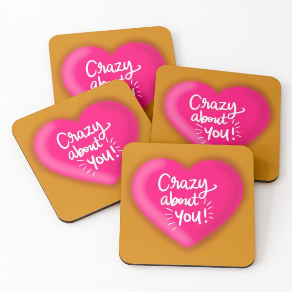 Item preview, Crazy about you! Heart designed and sold by Script & Scribble .