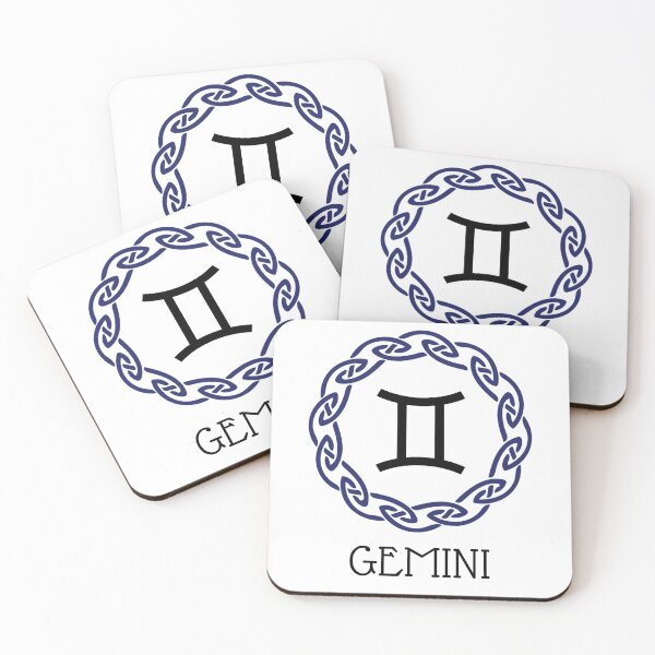 Item preview, Gemini Zodiac Symbol with Braided Border designed and sold by Hellofriendco.