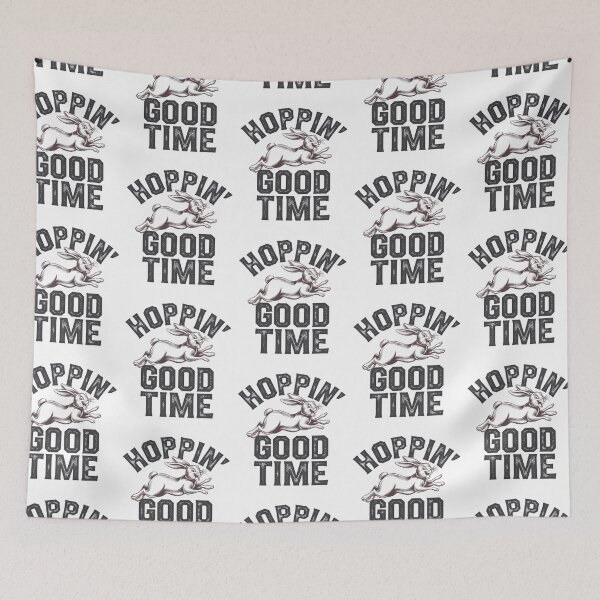 Item preview, Hoppin’ Good Time – Playful Rabbit in Motion designed and sold by Taans-Creation.