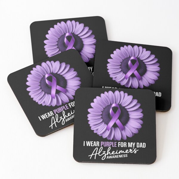 Item preview, I Wear Purple For My Dad Alzheimer's Awareness designed and sold by brynatshop.
